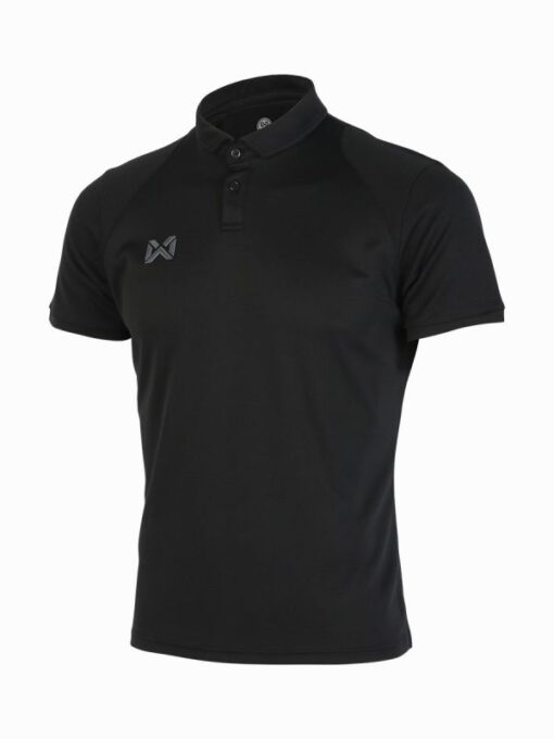 เสื้อโปโล สีดำ WARRIX UNION POLO