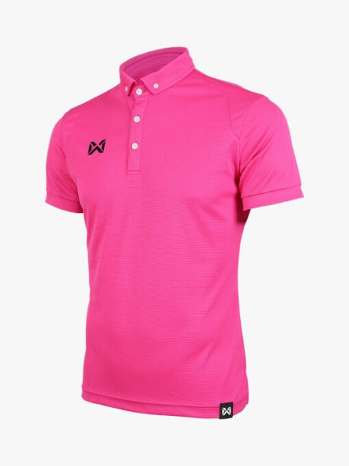 เสื้อโปโล สีชมพู WARRIX CLASSIC POLO